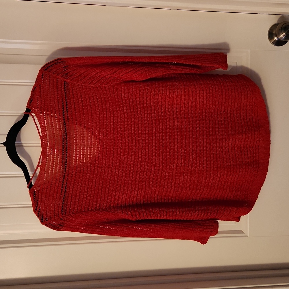 Knit beach coverup top - Picture 6 of 7